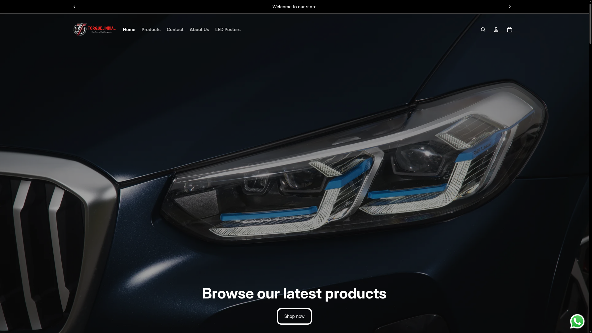 Torque India website preview
